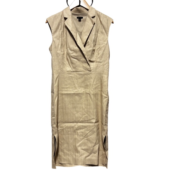 Ann Taylor | Women's Sleeveless Collared Sheath Dress - Picture 1 of 8